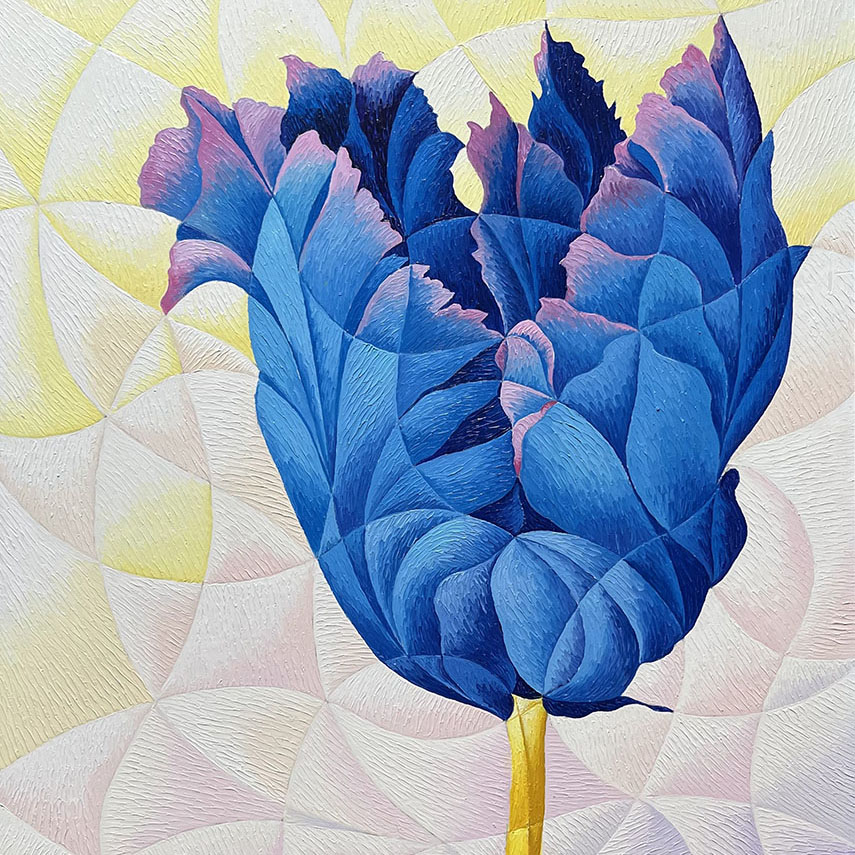Tulipano blu di Alma Fassio